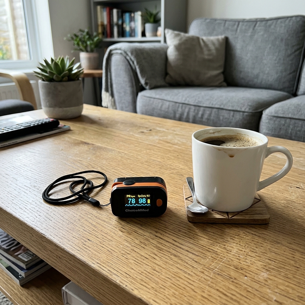 Avaliação - Oxímetro na mesa