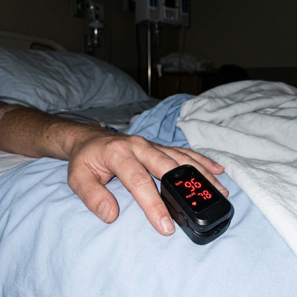 Avaliação - Oxímetro na cama