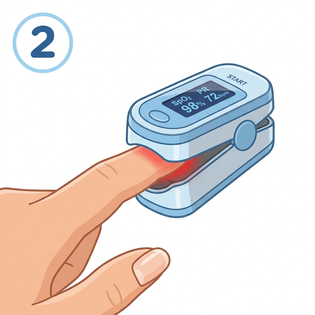 Passo 2 - Inserir o dedo